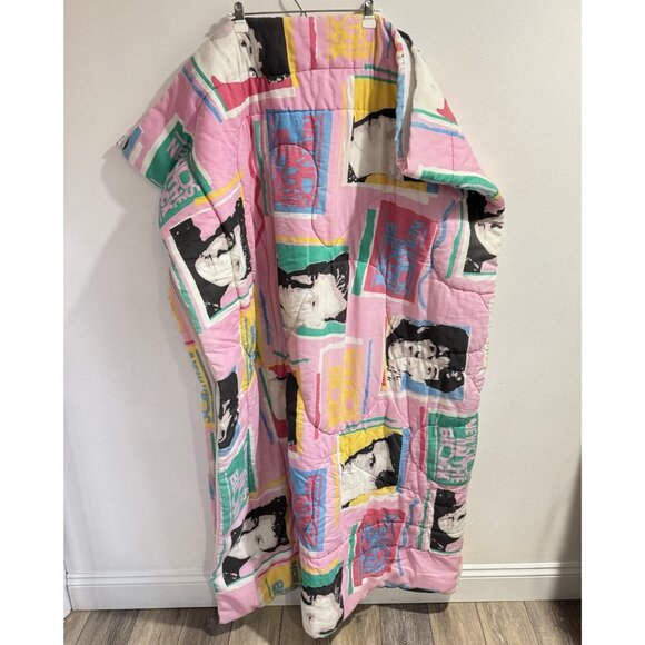 Vintage 1990 New Kids On The Block Band Winterland Twin Comforter Bedding NKOTB - Picture 4 of 8